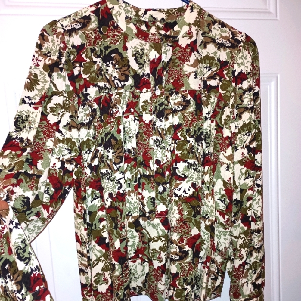 Floral Long Sleeve Blouse